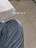 AEMAPE苹果纯棉牛仔裤男士宽松高腰深裆直筒春夏季爸爸装无弹中老年男裤 浅蓝色 纯棉春秋款 30 码 裤围2尺3 实拍图
