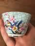 久堂 珐琅彩白瓷功夫茶杯主人杯个人杯家用陶瓷品茗杯单杯礼盒装 珐琅彩-喜上枝头（直口杯） 实拍图