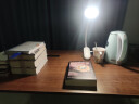 木以成居 电脑桌书桌加宽台式家用现代简约简易写字桌子 带iPad手机卡槽 工业风原野橡木色 LY-4196F 实拍图