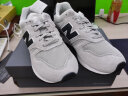 NEW BALANCE NB男鞋女鞋2024春季新款574复古透气休闲鞋耐磨缓震运动鞋跑步鞋 ML574LGI/灰蓝/574系列/力荐 41.5 实拍图