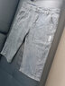 浩术夏季薄款七分牛仔裤男宽松直筒弹力中裤男士休闲韩版短裤马裤男 D666浅蓝+蓝灰色(两件装) 2XL 建议【135-150斤】 实拍图