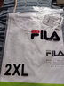FILA官方男子短袖T恤夏季简约圆领运动男装上衣休闲针织套头衫 玉石白-WT（新版） 2XL 185/104A 实拍图