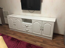 孝鼎（XIAO DING）电视柜落地2025新款客厅实木电视机柜组合现代简约小户型卧室储藏 苹果红+乳白色 220*40*70cm四门2抽 实拍图