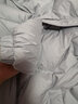 雪中飞女士鹅绒糖果色羽绒服简约百搭日常通勤立领纯色冬季保暖外套潮 灰色 S (160) 实拍图