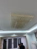 思洛迪 客厅灯LED吸顶灯 现代简约水晶灯长方形灯具灯饰 长1米宽80高30 两层 遥控三色 晒单实拍图