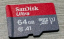 闪迪（SanDisk）64GB TF（MicroSD）内存卡 A1 U1 C10 至尊高速移动版存储卡 读速140MB/s 手机平板游戏机内存卡 实拍图