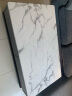 帝狐狸（DIHULI）轻奢岩板茶几电视柜组合现代简约客厅家用可升级新款微晶石茶台面 D款:贴实木皮灰框+微晶石New~ 1.4m茶几 实拍图