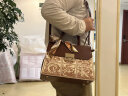 香微（XIANGWEI）母亲节送妈妈生日礼物实用60婆婆新娘婚包包女包50岁40女士手提包 刺绣棕色（精美礼盒装） 晒单实拍图
