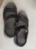 斯凯奇（Skechers）男鞋魔术贴凉鞋运动休闲户外鞋简约露趾沙滩鞋子防滑拖鞋 巧克力色/CHOC 39.5 实拍图