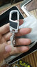 迪加伦 真皮本田钥匙包 21款 十代雅阁思域新CRV思铂睿XRV缤智钥匙套 男士汽车钥匙扣 至尊黑(钥匙壳+钥匙扣) 本田专车专用智能钥匙 实拍图