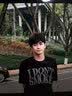 惜礼S925纯银耳环男潮流珐琅简约时尚耳钉男士耳饰生日礼物送男友兄弟 【大号内直径10毫米】单只耳环 实拍图