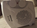 奥克斯（AUX） NFJ-200A系列 暖风机/取暖器/立卧两用取暖器 电暖气小太阳办公室电暖气 奶白色双温控款（延长线款） 实拍图