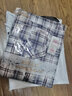 仅诗春秋老人睡衣男士纯棉长袖中老年睡衣男夏中年爸爸薄款全棉家居服套装休闲宽松老年人父亲纯棉睡衣 深色格子 XXXL(160-180斤) 实拍图