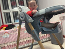 优乐博（ULOP）宝宝餐椅儿童小饭桌小孩吃饭桌椅便携婴儿餐桌可移动月子中心推荐 摩登灰-可坐躺学座椅 实拍图