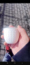【采销推荐】浮雕素烧茶杯羊脂玉白瓷主人杯品茗杯酒杯围炉煮茶杯 素烧主人杯-百福 210ml 2只 实拍图