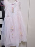 戴维贝拉童装公主裙女童连衣裙儿童裙子夏装女孩衣服婴儿网纱绣花纱裙 粉色 130 cm(130cm(建议身高120-130cm 实拍图
