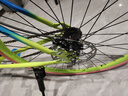EG7死飞自行车成人山地车男实心胎活飞轻便单车超轻碟刹公路赛车女 顶配版-24寸备注颜色 实拍图
