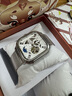 马克华菲（MARK FAIRWHALE） 手表男士全自动机械表国潮方形双面镂空男表运动防水腕表送男友 FW-6290银壳白面网带 实拍图