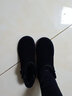 ZHR雪地靴女中筒加绒加厚时尚防滑女靴反绒牛皮平底棉鞋女学生保暖长毛绒短靴女 P29 黑色（经典款） 36 实拍图