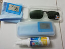 班杰尼隐形近视夹片太阳眼镜驾驶墨镜偏光钓鱼夹片遮阳强光金属眼镜专用 墨绿色 实拍图