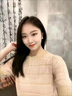 阅樱短袖T恤女 2026夏新款女装韩版设计感小众淑女条纹上衣女洋气时尚 粉杏色 L (100-110斤) 实拍图