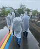 四万公里一次性雨衣男女成人长款全身防雨加厚雨服旅游户外便携雨披SW8026 实拍图