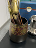 豪祥茶道六君子套装陶瓷功夫茶具用品配件6君子大全泡茶工具茶夹勺刀 暗香茶道桶+茶刮 实拍图