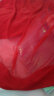 灵兰 沙滩围巾美人纱 珠光钻石丝 针织雪纺 超垂超柔薄纱高弹布料 001#大红 晒单实拍图