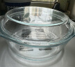 菲内克斯 微波炉碗玻璃碗煲带盖钢化玻璃耐热碗沙拉碗泡面汤碗 1.4L浅煲 实拍图