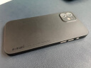 麦麦米适用iPhone 12手机壳苹果12超薄透明磨砂保护套全包镜头微软 苹果12【6.1】纯黑色 实拍图