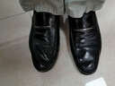 皮尔卡丹（pierre cardin）男鞋亮面羊皮舒软透气商务一脚蹬皮鞋男超轻底瘦脚乐福鞋专柜同款 京漆羊皮轻底偏瘦 43 实拍图