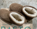 百思图冬商场新款加绒雪地靴保暖大棉鞋厚底女短靴LD520DD3 驼色 39 实拍图