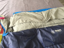 TANXIANZHE 户外睡袋成人春秋冬季保暖睡袋情侣双人睡袋可拼接 1.3KG草绿色 实拍图