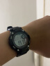 名瑞（MINGRUI）电子表男女学生夜光防水闹钟日历多功能电子手表运动儿童手表男孩 黑色【游泳防水】【8560】 实拍图