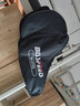 BISSFEED加厚专用轮滑包 儿童轮滑鞋袋子旱冰鞋三角单肩背包 成人男女溜冰鞋包运动斜挎包收纳袋 黑色单肩包（成人款） 实拍图