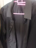 罗蒙长袖衬衫男士商务免烫衬衣弹力打底衫外套上衣爸爸装RCS1黑色L 实拍图