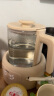 海尔（Haier）恒温水壶婴儿调奶器 多功能冲泡奶粉电热水壶养生壶保温壶烧水壶 HBM-H118E 米白 1.2L 实拍图