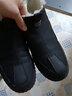 布舍元休闲青年加棉保暖防滑高帮雪地靴老北京布鞋男341-4003 黑色 39 实拍图
