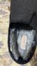 老美华冬季男款棉鞋老北京布鞋加棉加厚保暖中老年人鞋靴 黑色 44 实拍图