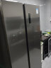 松下（Panasonic）632升大容量冰箱双开门对开门冰箱一级能效 风冷无霜变频家用电冰箱 银灰色 NR-EW63WPA-S 实拍图