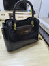 喵小姐轻奢高端品牌女士手提单肩包包女包新款复古大容量妈妈斜挎小方包 黑色(简约休闲大容量高档洋气) 实拍图