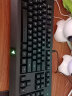 雷蛇（Razer） 萨诺狼蛛游戏键盘 办公键盘 有线灯效键盘 薄膜104键经典黑色 雷蛇萨诺狼蛛标准 实拍图