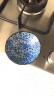 美浓烧（Mino Yaki） 美浓烧 日本进口盘子陶瓷餐盘寿司盘古伊万里高颜值风彩瓷盘 黄彩花鸟(15.5*12.2*3cm) 5.9英寸 实拍图