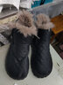 百丽踏雪地靴2025女士新款冬季加绒加厚保暖厚底防水防滑松糕棉鞋女 黑色加绒 37 实拍图