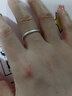 慕友999足银戒指女男银饰对戒仿古法磨砂素圈手工ins送自己闺蜜女友 12号 实拍图