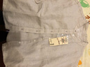 无印良品 MUJI 女式 法国亚麻水洗 立领连衣裙 BCL05C0S 原色 S 实拍图