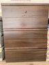 天坛家具 斗柜 现代抽屉式收纳储物柜 榆木板木组合 五屉柜 长800mm宽430mm高1020mm 实拍图
