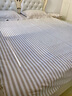 睡眠博士轻磨毛床上四件套轻奢床单被套罩高端用品 220*240cm 沉醉咖 实拍图