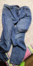 A21牛仔裤男新款棉质显高直筒男士牛仔长裤青春时尚潮版舒适百搭裤子 R492126066-浅中蓝（长裤） 40 实拍图