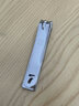 777（THREE SEVEN）韩国进口指甲刀单个指甲剪指甲刀中号斜口家用便携修脚刀美甲工具 大号平口271银色 实拍图